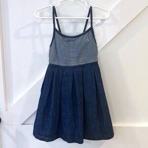 Calvin Klein Kids Casual Denim Dress - Blue